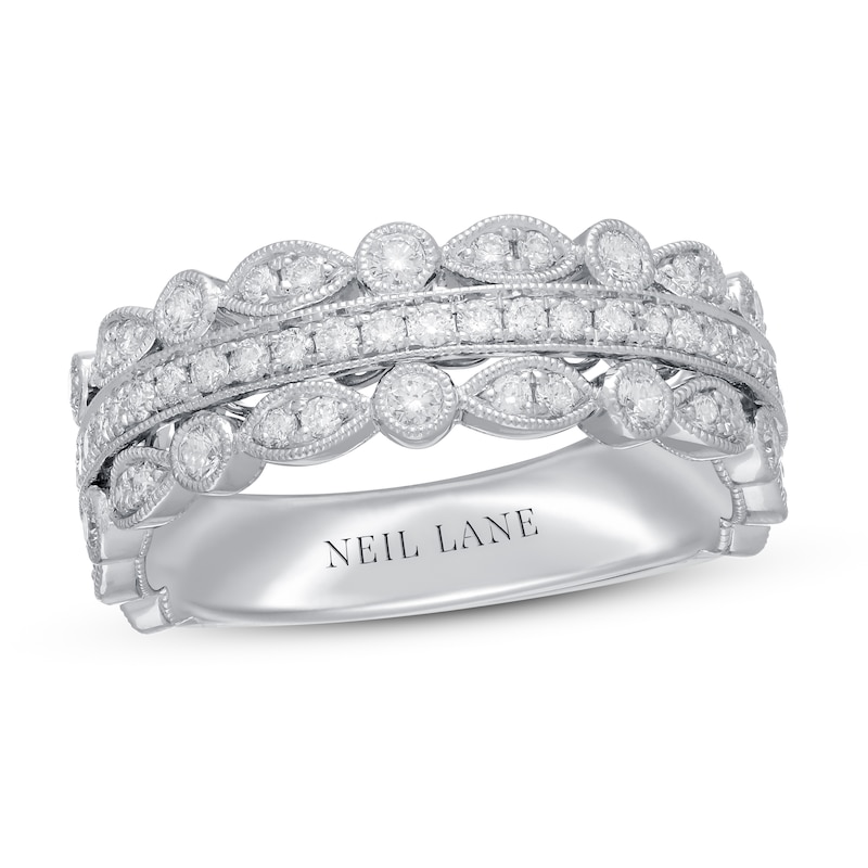 Neil Lane Diamond Anniversary Ring 3/4 ct tw 14K White Gold