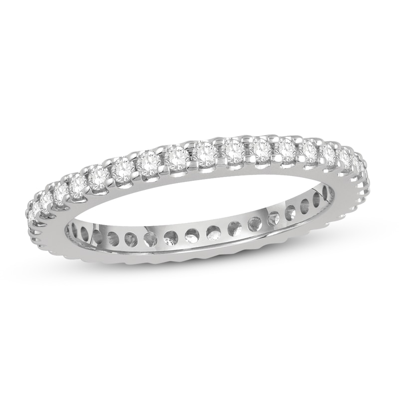 Main Image 1 of Adore Diamond Eternity Band 1/2 ct tw Round-cut 14K White Gold