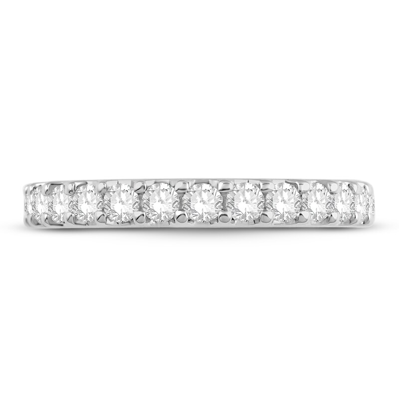 Main Image 2 of Adore Diamond Eternity Band 1-1/2 ct tw Round-cut 14K White Gold