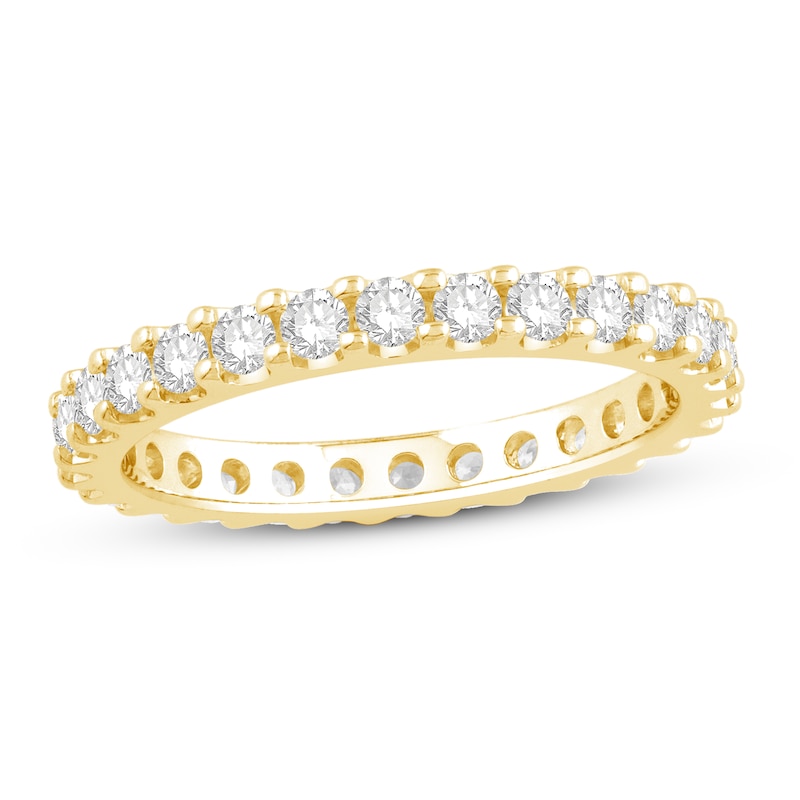 Main Image 1 of Adore Diamond Eternity Band 1 ct tw Round-cut 14K Yellow Gold