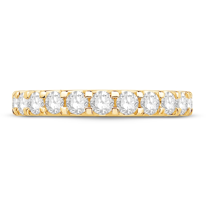 Diamond Eternity Band 2 ct tw Round-cut 14K Yellow Gold