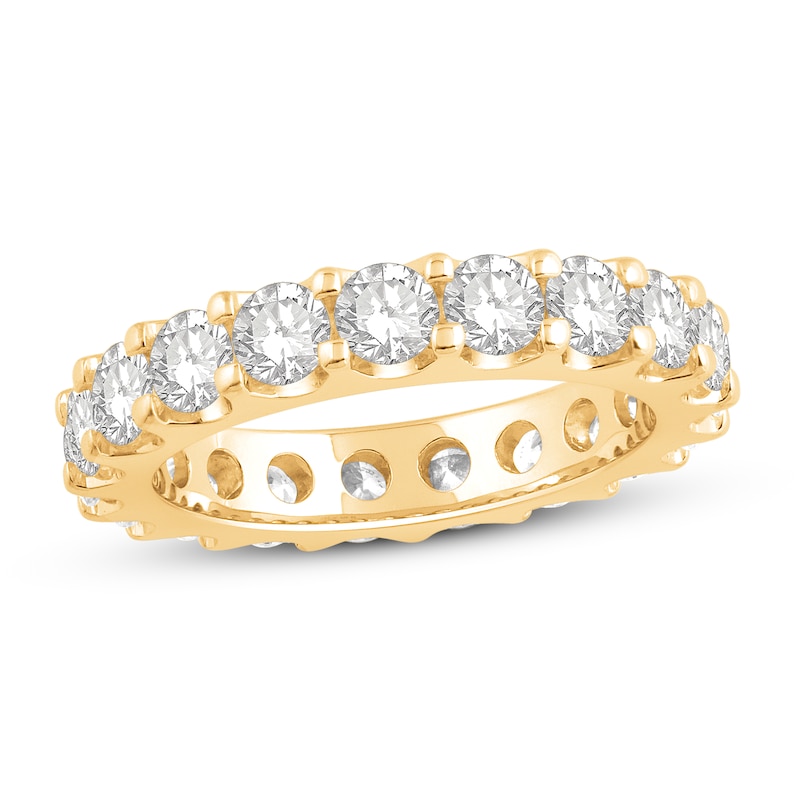 Main Image 1 of Adore Diamond Eternity Band 3 ct tw Round-cut 14K Yellow Gold