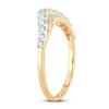 Diamond Contour Ring 3/8 ct tw Round-cut 14K Yellow Gold