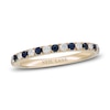 Thumbnail Image 0 of Neil Lane Blue Sapphire & Diamond Anniversary Ring 1/5 ct tw 14K Yellow Gold