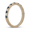 Thumbnail Image 1 of Neil Lane Blue Sapphire & Diamond Anniversary Ring 1/5 ct tw 14K Yellow Gold