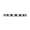 Thumbnail Image 3 of Neil Lane Blue Sapphire & Diamond Anniversary Ring 1/5 ct tw 14K Yellow Gold