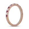 Thumbnail Image 2 of Neil Lane Ruby & Diamond Anniversary Ring 1/5 ct tw 14K Rose Gold