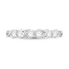 Diamond Anniversary Ring 5/8 ct tw Round-Cut 10K White Gold