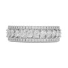 Neil Lane Premiere Diamond Anniversary Ring 1-1/6 ct tw Pear/Round 14K White Gold