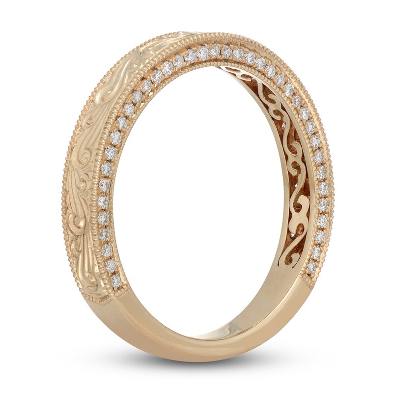 Neil Lane Gender Neutral Diamond Band 1/4 ct tw Round-Cut 14K Yellow Gold