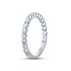 Monique Lhuillier Bliss Diamond Wedding Band 3/4 ct tw Round-cut 18K White Gold