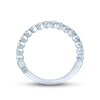 Thumbnail Image 3 of Monique Lhuillier Bliss Diamond Wedding Band 3/4 ct tw Round-cut 18K White Gold