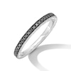 Thumbnail Image 1 of Neil Lane Black Diamond Anniversary Ring 1/3 ct tw Round-cut 14K White Gold