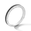Thumbnail Image 2 of Neil Lane Black Diamond Anniversary Ring 1/3 ct tw Round-cut 14K White Gold