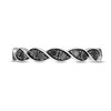 Neil Lane Black Diamond Anniversary Ring 5/8 ct tw Round-cut 14K White Gold