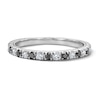 Thumbnail Image 4 of Neil Lane Black & White Diamond Anniversary Ring 1/2 ct tw Round-cut 14K White Gold