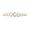 Thumbnail Image 3 of Adore Diamond Anniversary Ring 1/2 ct tw Round-cut 10K Yellow Gold