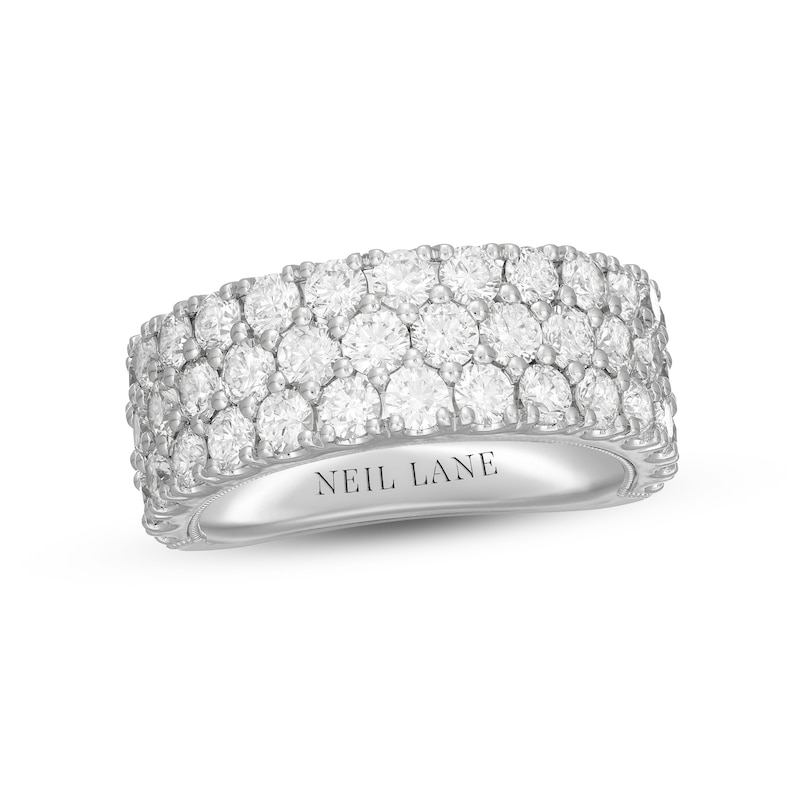 Main Image 1 of Neil Lane Diamond Anniversary Ring 3 ct tw Round-cut 14K White Gold