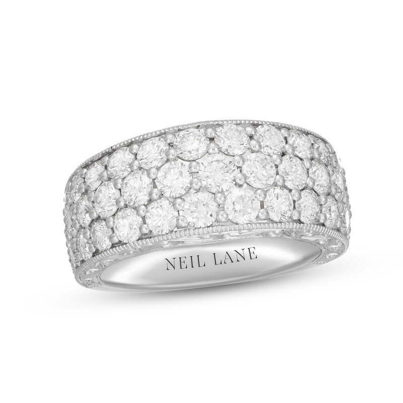 Neil Lane Diamond Anniversary Band 3 ct tw Round-cut 14K White Gold