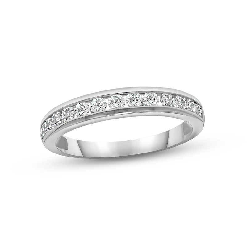 Main Image 1 of Adore Diamond Anniversary Ring 1/2 ct tw Round-cut 14K White Gold