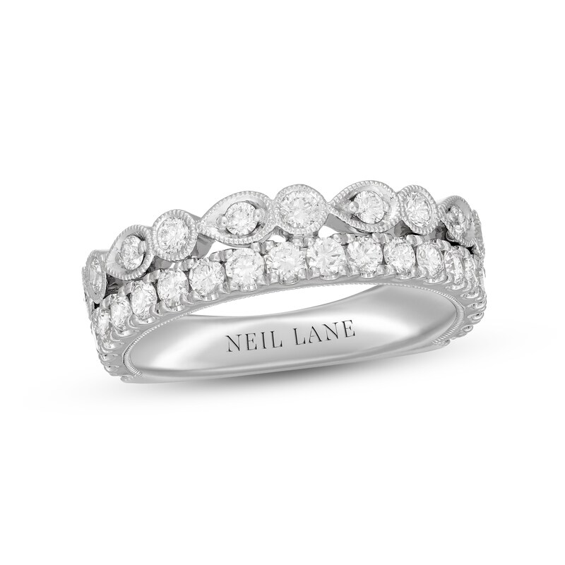 Neil Lane Diamond Anniversary Band 1 ct tw Round-cut 14K White Gold