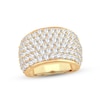 Thumbnail Image 1 of Diamond Anniversary Ring 3 ct tw Round-cut 14K Yellow Gold