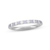 Thumbnail Image 1 of Neil Lane Tanzanite & Diamond Anniversary Ring 1/5 ct tw 14K White Gold