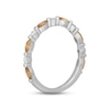 Thumbnail Image 2 of Neil Lane Citrine & Diamond Anniversary Ring 1/6 ct tw 14K White Gold