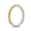 Thumbnail Image 2 of Neil Lane Round-cut Citrine Anniversary Ring 14K White Gold Size 7