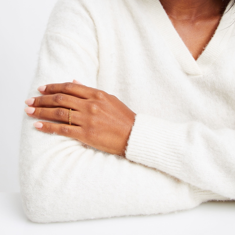 Main Image 4 of Neil Lane Round-cut Citrine Anniversary Ring 14K White Gold Size 7