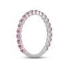 Thumbnail Image 2 of Neil Lane Pink Tourmaline Anniversary Ring 14K White Gold