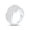Thumbnail Image 2 of Adore Diamond Anniversary Ring 1-1/2 ct tw Round-cut 10K White Gold