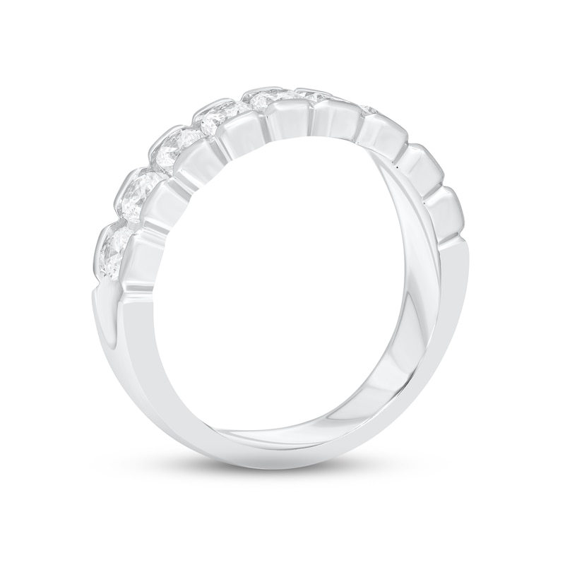 Main Image 2 of Adore Diamond Anniversary Ring 1 ct tw Round-cut 14K White Gold