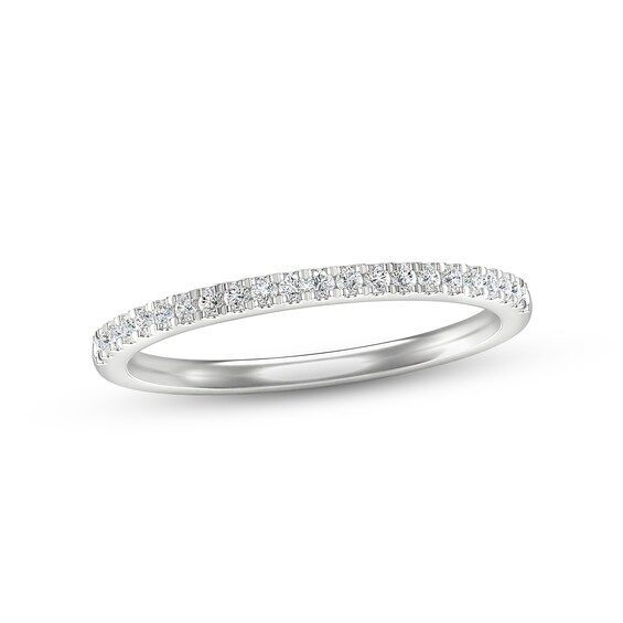 Diamond Anniversary Ring 1/6 ct tw Round-cut 14K White Gold