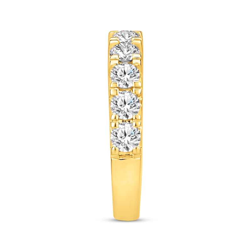 Main Image 2 of Diamond Anniversary Band 2 ct tw Round-cut 10K Yellow Gold