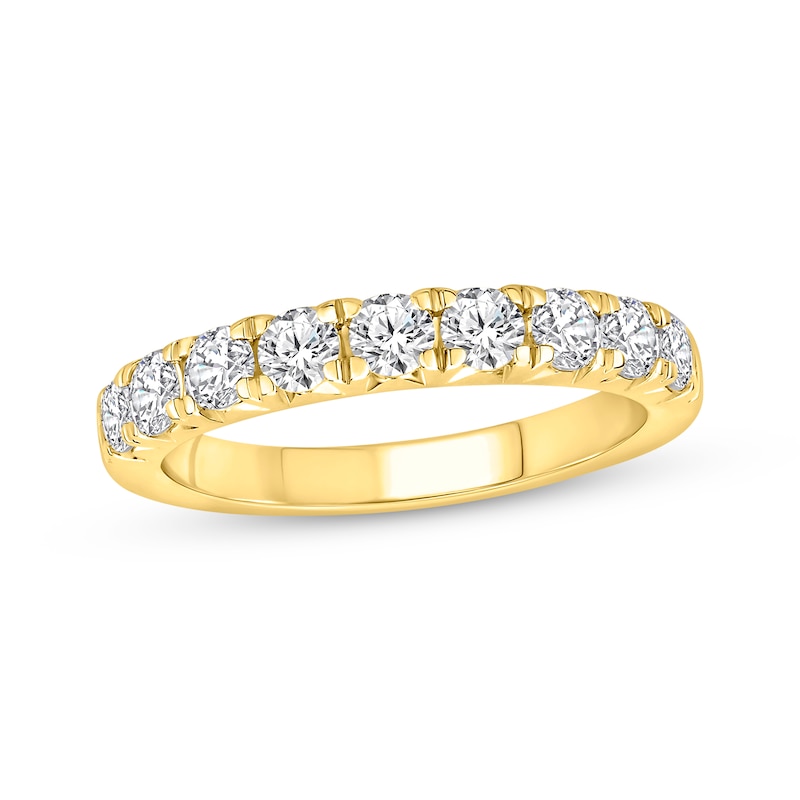 Main Image 1 of Diamond Anniversary Band 1 ct tw Round-cut 10K Yellow Gold