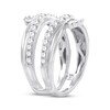 Thumbnail Image 2 of Baguette & Round-Cut Diamond Enhancer Ring 1 ct tw 14K White Gold