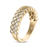 Every Moment Diamond Stacked Infinity Band 1/2 ct tw 14K Yellow Gold