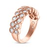 Every Moment Diamond Stacked Infinity Band 1 ct tw 14K Rose Gold