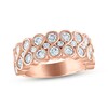 Every Moment Diamond Stacked Infinity Band 2 ct tw 14K Rose Gold