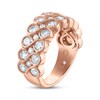 Every Moment Diamond Stacked Infinity Band 2 ct tw 14K Rose Gold