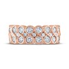 Every Moment Diamond Stacked Infinity Band 2 ct tw 14K Rose Gold