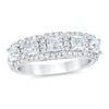 Thumbnail Image 0 of Royal Asscher Akiko 5-Stone Diamond Anniversary Ring 1 1/2 ct tw Asscher-cut 14K White Gold