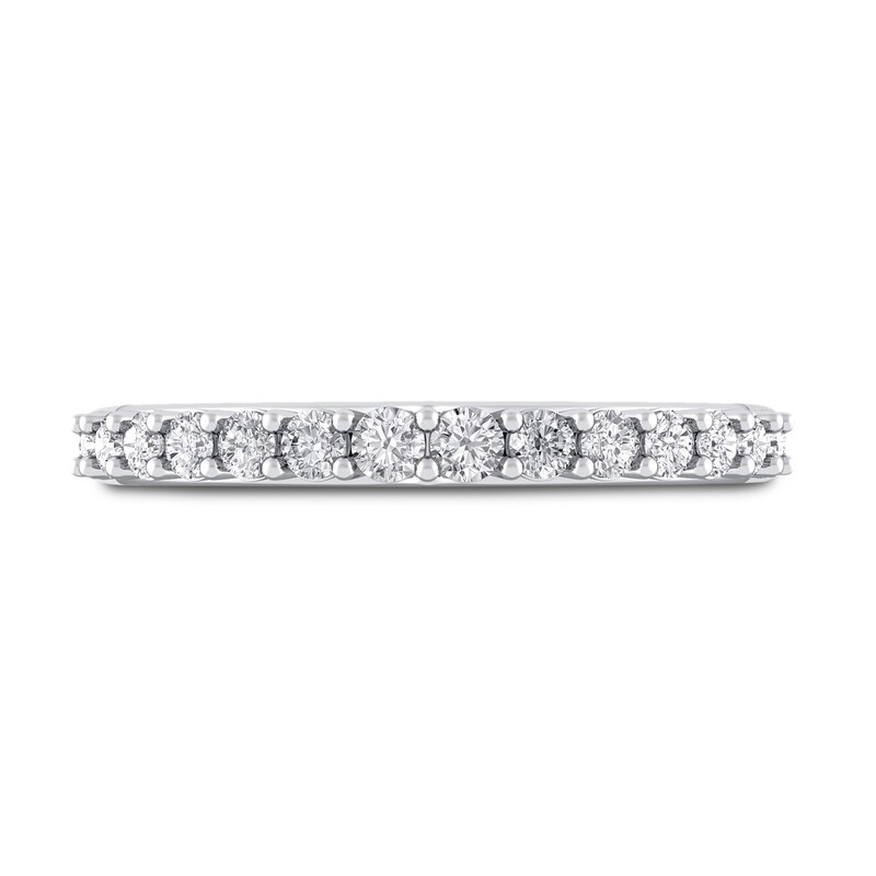 Royal Asscher Gabriella Diamond Anniversary Band 1/2 ct tw Round 14K White Gold
