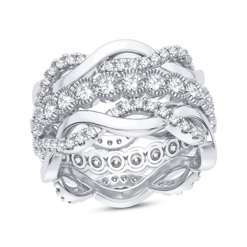Main Image 1 of Diamond Eternity Band 2 ct tw Round-cut 14K White Gold