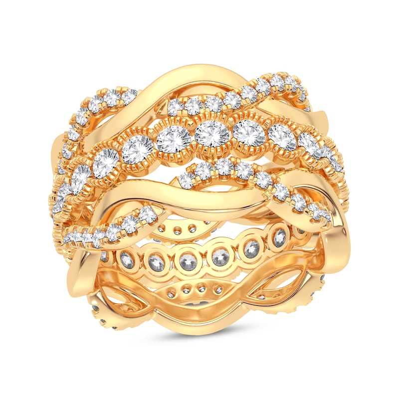 Main Image 1 of Diamond Eternity Band 2 ct tw Round-cut 14K Yellow Gold