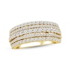 Round-Cut Diamond Multi-Row Anniversary Band 1 ct tw 14K Yellow Gold