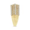 Round-Cut Diamond Multi-Row Anniversary Band 1 ct tw 14K Yellow Gold