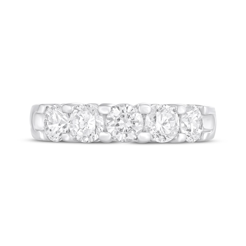 Round-Cut Diamond Anniversary Band 1-1/2 ct tw 14K White Gold
