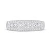 Thumbnail Image 2 of Round-cut Diamond Anniversary Band 1/2 ct tw 14K White Gold